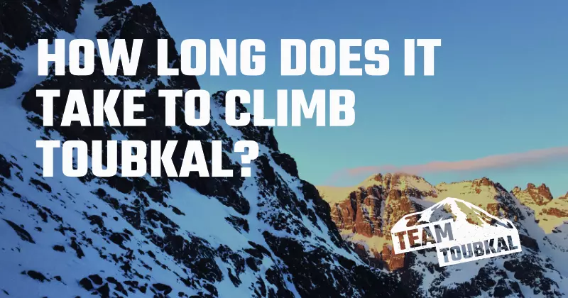 Preparing to climb Toubkal
